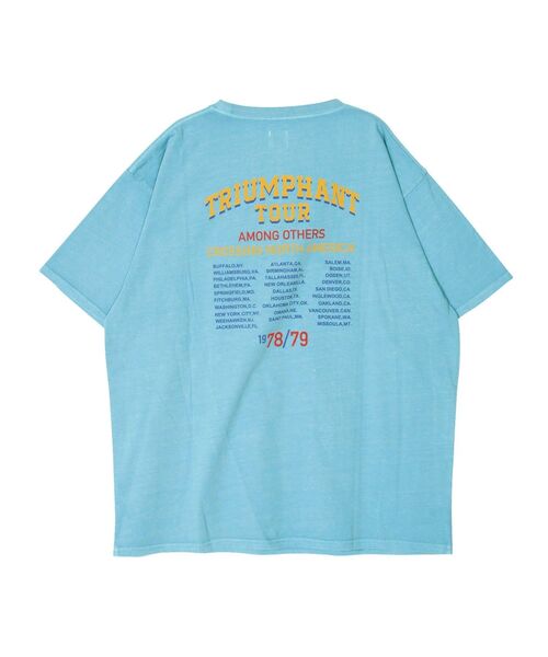 Ungrid（アングリッド）の「ツアーロゴルーズTee（Tシャツ/カットソー・レディース・イエロー/オレンジ/オフホワイト/チャコールグレー/ブルー・FREE）」の7枚目の写真