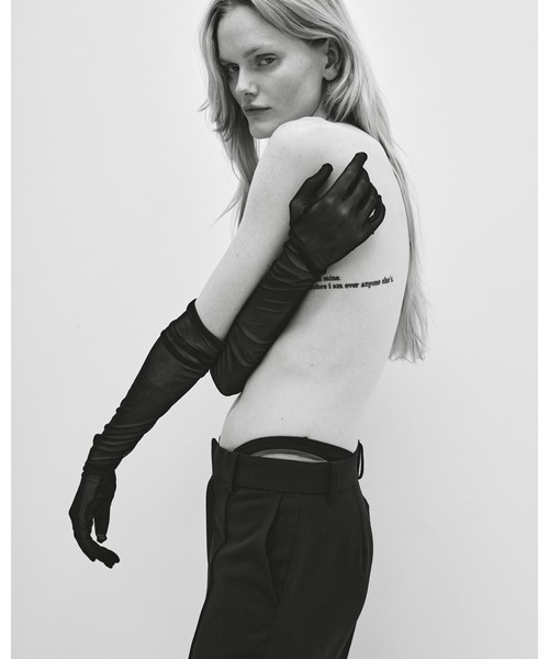 STUDIOUS（ステュディオス）の「【STUDIOUS/ステュディオス】スリットフレアパンツ/セットアップ対応/スーパーストレッチ/美脚/脚長（スラックス・レディース・ブラック/ライトグレー系1・1/2/3）」の4枚目の写真