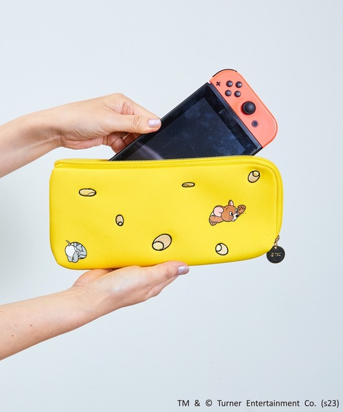 美品・Nintendo Switch Lite イエロー トムとジェリーカバー付 DLseego トムとジェリー Switch Lite 用 ケース クリアケース