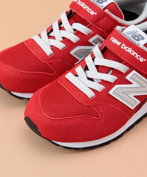 green label relaxing（グリーンレーベルリラクシング）の「［ニューバランス］/KV996 17cm～21cm（スニーカー・キッズ・ベージュ/レッド・18.0cm/20.0cm/21.0cm/17.0cm/19.0cm）」の3枚目の写真