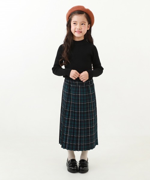 devirock（デビロック）の「洗える チクチクしない素肌ニット リブハイネック プルオーバー（ニット/セーター・キッズ・ダークブルー/オフホワイト/レッド系1/ブラック/グレー系/ダークグリーン/グレー系その他/ホワイト系その他/チャコール/ピンク系3・120cm/110cm/140cm/150cm/100cm/160cm/130cm）」の12枚目の写真