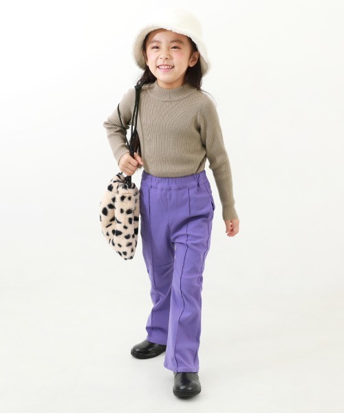 devirock（デビロック）の「洗える チクチクしない素肌ニット リブハイネック プルオーバー（ニット/セーター・キッズ・ダークブルー/オフホワイト/レッド系1/ブラック/グレー系/ダークグリーン/グレー系その他/ホワイト系その他/チャコール/ピンク系3・120cm/110cm/140cm/150cm/100cm/160cm/130cm）」の13枚目の写真