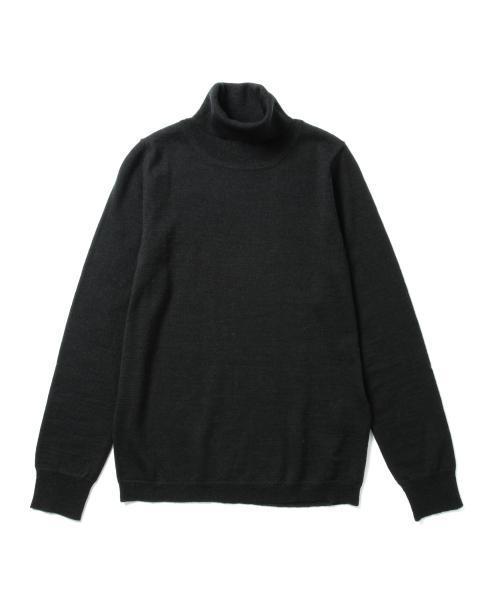 BEAMS BOY(ビームスボーイ)の「BEAMS BOY / 14G ムジ タートル ロングスリーブ(ニット/セーター・レディース・ナチュラル/ブラック/オリーブ/ブルー・ONE SIZE)」の19枚目の写真