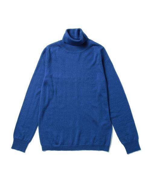 BEAMS BOY(ビームスボーイ)の「BEAMS BOY / 14G ムジ タートル ロングスリーブ(ニット/セーター・レディース・ナチュラル/ブラック/オリーブ/ブルー・ONE SIZE)」の20枚目の写真