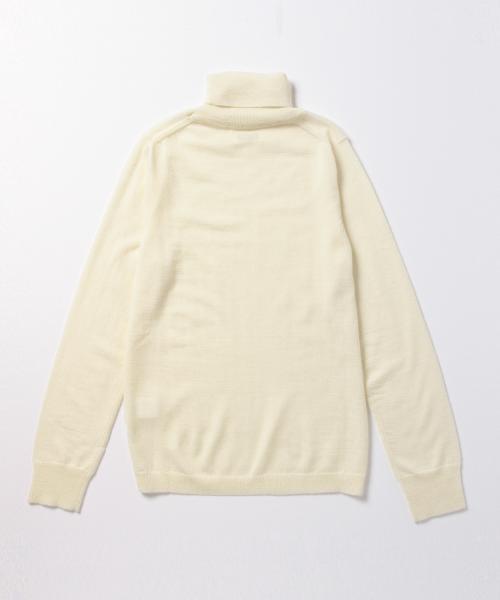 BEAMS BOY(ビームスボーイ)の「BEAMS BOY / 14G ムジ タートル ロングスリーブ(ニット/セーター・レディース・ナチュラル/ブラック/オリーブ/ブルー・ONE SIZE)」の13枚目の写真