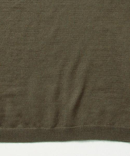 BEAMS BOY(ビームスボーイ)の「BEAMS BOY / 14G ムジ タートル ロングスリーブ(ニット/セーター・レディース・ナチュラル/ブラック/オリーブ/ブルー・ONE SIZE)」の8枚目の写真
