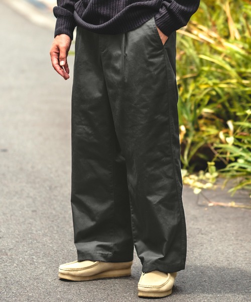 improves（インプローブス）の「【UAU】ワイド イージー チノパンツ（チノパンツ・メンズ・スミクロ/ベージュ/ブラック/ホワイト/ネイビー・MEDIUM/SMALL/LARGE）」の3枚目の写真