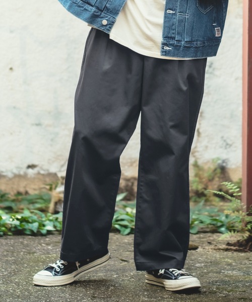 improves（インプローブス）の「【UAU】ワイド イージー チノパンツ（チノパンツ・メンズ・スミクロ/ベージュ/ブラック/ホワイト/ネイビー・MEDIUM/SMALL/LARGE）」の22枚目の写真