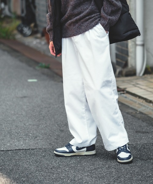 improves（インプローブス）の「【UAU】ワイド イージー チノパンツ（チノパンツ・メンズ・スミクロ/ベージュ/ブラック/ホワイト/ネイビー・MEDIUM/SMALL/LARGE）」の6枚目の写真