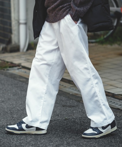 improves（インプローブス）の「【UAU】ワイド イージー チノパンツ（チノパンツ・メンズ・スミクロ/ベージュ/ブラック/ホワイト/ネイビー・MEDIUM/SMALL/LARGE）」の7枚目の写真