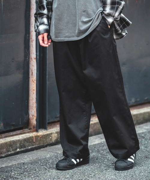 improves（インプローブス）の「【UAU】ワイド イージー チノパンツ（チノパンツ・メンズ・スミクロ/ベージュ/ブラック/ホワイト/ネイビー・MEDIUM/SMALL/LARGE）」の10枚目の写真