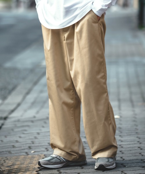 improves（インプローブス）の「【UAU】ワイド イージー チノパンツ（チノパンツ・メンズ・スミクロ/ベージュ/ブラック/ホワイト/ネイビー・MEDIUM/SMALL/LARGE）」の18枚目の写真