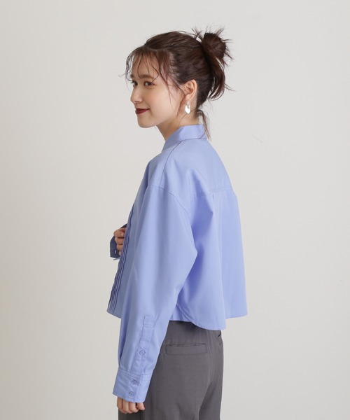 新品♥️N. Natural Beauty Basic ピンタックシャツ ブルー 楽天市場】ピンタックシャツ N. Natural Beauty Basic エヌ