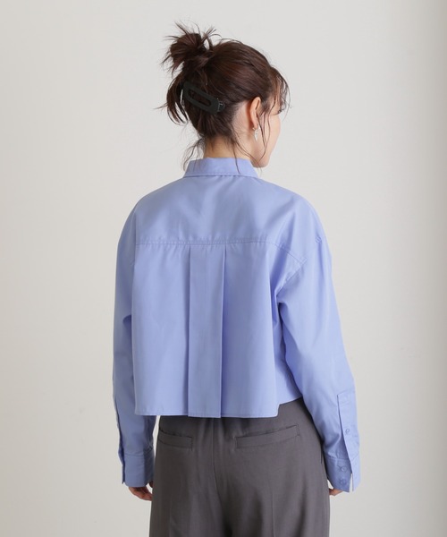 新品♥️N. Natural Beauty Basic ピンタックシャツ ブルー N.（N. Natural Beauty Basic）（エヌエヌナチュラル
