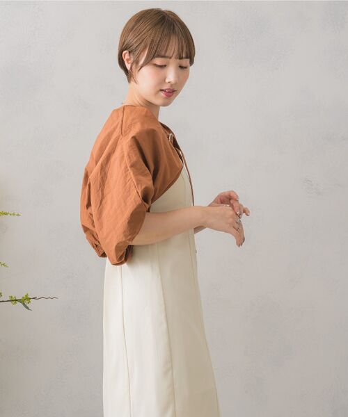 RETRO GIRL(レトロガール)の「【セットアイテム】ベルトボレロsetワンピ(ワンピース・レディース・ブラック/ブラウン/ベージュ・FREE)」の15枚目の写真