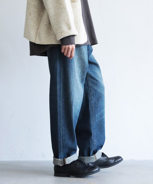 soulberry（ソウルベリー）の「僕と私の、デニム（デニムパンツ・レディース・ブルー/ネイビー・S/M/L/3L/4L/LL）」の16枚目の写真