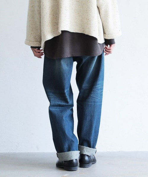 soulberry（ソウルベリー）の「僕と私の、デニム（デニムパンツ・レディース・ブルー/ネイビー・S/M/L/3L/4L/LL）」の12枚目の写真