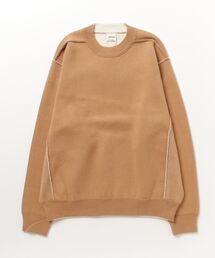 SHIPS(VbvX)UNDYED:EX KNIT MIX SWEAT CREW(jbg/Z[^[)