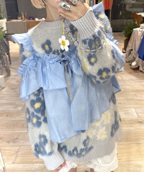 新品タグ付♡ obli つぶつぶニット オブリ　OBLI ニット つぶつぶ Alley by w closet（アリーバイダブルクローゼット）の「【Alley