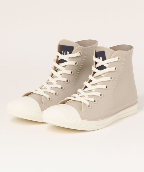 GAP（ギャップ）の「【GAP】 防水レインブーツ（レインシューズ・レディース・ベージュ/ブラック/ブラック×ホワイト・L/S/M/LL）」の3枚目の写真