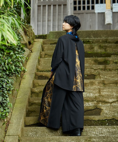 トップス Saya カヤ（カヤ）の「【カヤ】四季 山粧い八掛トップス（その他トップス