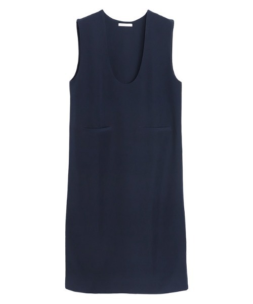 Pierrot（ピエロ）の「ラウンドネックジャンパースカート（ジャンパースカート・レディース・ブラック/チャコール/ネイビー・M/L/PM）」の10枚目の写真