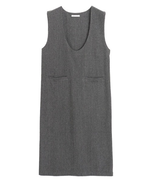 Pierrot（ピエロ）の「ラウンドネックジャンパースカート（ジャンパースカート・レディース・ブラック/チャコール/ネイビー・M/L/PM）」の15枚目の写真