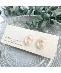 【PetitBonheur accessories】淡水パールの耳飾り(MA)