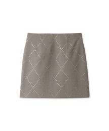 LILY BROWN | [L.B CANDY STOCK] ビジューミニスカート(スカート)