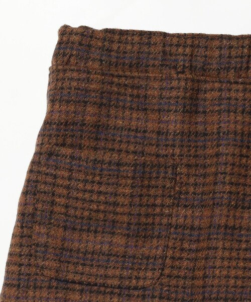 BEAMS mini(ビームスミニ)の「BEAMS mini / パッチワーク チェック スカートパンツ 23FW(90~150cm)(スカート・キッズ・ネイビー/ブラウン・100/90/130/140/150/110/120)」の11枚目の写真