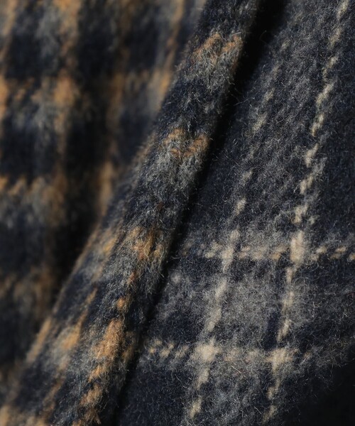 BEAMS mini(ビームスミニ)の「BEAMS mini / パッチワーク チェック スカートパンツ 23FW(90~150cm)(スカート・キッズ・ネイビー/ブラウン・100/90/130/140/150/110/120)」の17枚目の写真