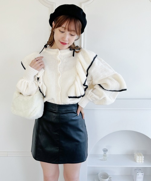 【まるこちゃんさん専用】Mila Owen フェイクレザーミニスカート まるこちゃんさん専用】Mila Owen フェイクレザーミニスカ
