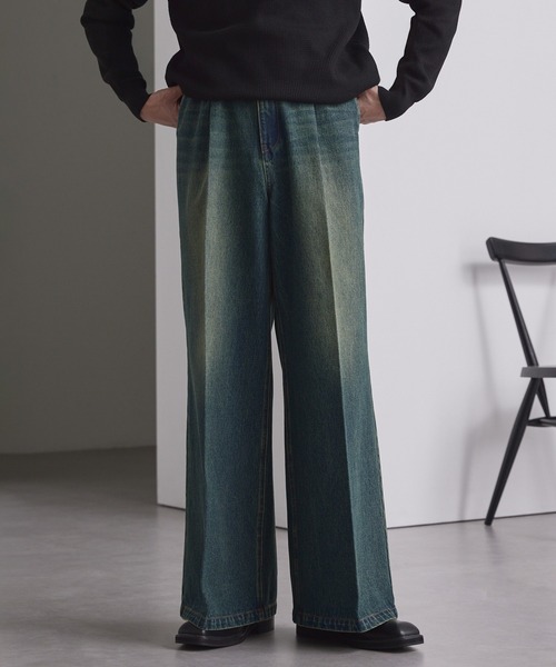 ヴィンテージメイクタックフレアデニムパンツ MONO-MART│MONO-MART