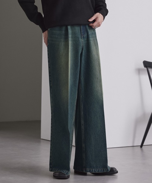 ヴィンテージメイクタックフレアデニムパンツ MONO-MART│MONO-MART