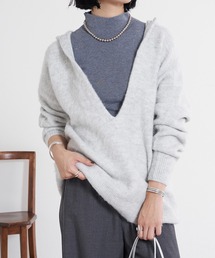 SHENERY | フードチュニックニット(ニット/セーター)