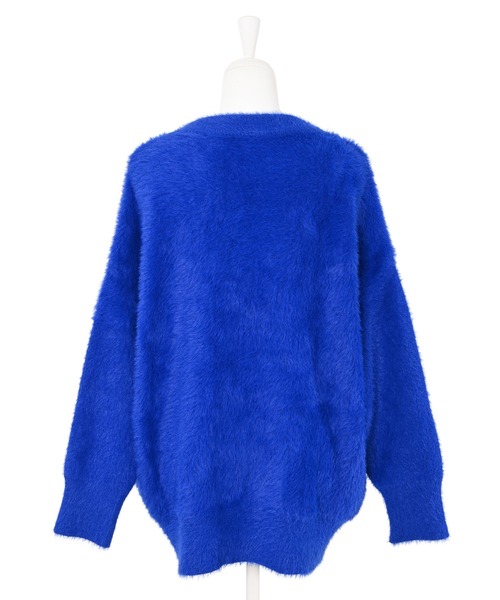 Narcissus（ナルシス）の「【Narcissus】Vカラーニット（ニット/セーター・レディース・ブルー/パープル・FREE）」の9枚目の写真