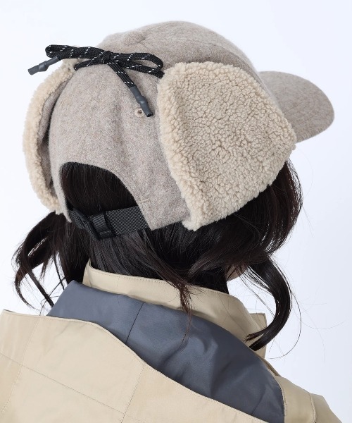 Columbia（コロンビア）の「Columbia/コロンビア キャップ ケンドリックパーク ファーフラップ トラッパーキャップ PU5412（キャップ・メンズ・ベージュ/ブラック/グレー/ブラウン・FREE）」の19枚目の写真