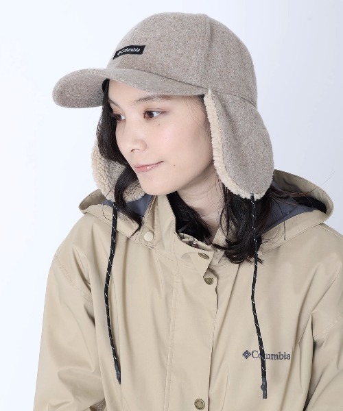 Columbia（コロンビア）の「Columbia/コロンビア キャップ ケンドリックパーク ファーフラップ トラッパーキャップ PU5412（キャップ・メンズ・ベージュ/ブラック/グレー/ブラウン・FREE）」の20枚目の写真