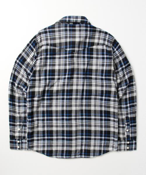 BEAMS(ビームス)の「BEAMS / ダブルガーゼ ウエスタンシャツ(シャツ/ブラウス・メンズ・ブルー/レッド・SMALL/MEDIUM/LARGE/X-LARGE)」の18枚目の写真