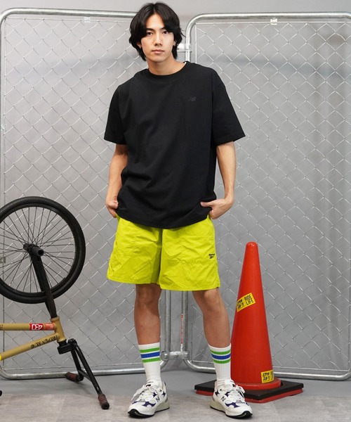 NEW BALANCE(ニューバランス)の「new balance/ニューバランス 半袖Tシャツ/半袖Tee 無地 オーバーサイズ ユニセックス MT41533(Tシャツ/カットソー・メンズ・ネイビー/ホワイト/グレー/ブラック・L/M/XL)」の15枚目の写真