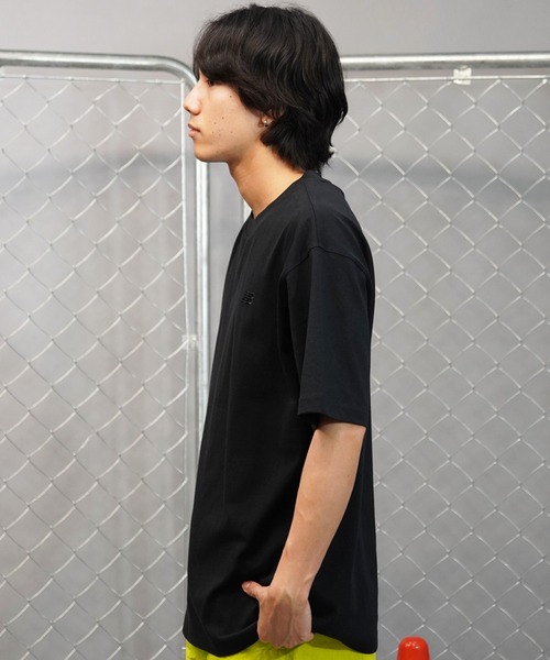 NEW BALANCE(ニューバランス)の「new balance/ニューバランス 半袖Tシャツ/半袖Tee 無地 オーバーサイズ ユニセックス MT41533(Tシャツ/カットソー・メンズ・ネイビー/ホワイト/グレー/ブラック・L/M/XL)」の12枚目の写真