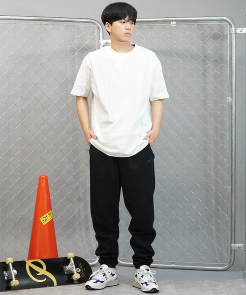 NEW BALANCE(ニューバランス)の「new balance/ニューバランス 半袖Tシャツ/半袖Tee 無地 オーバーサイズ ユニセックス MT41533(Tシャツ/カットソー・メンズ・ネイビー/ホワイト/グレー/ブラック・L/M/XL)」の5枚目の写真