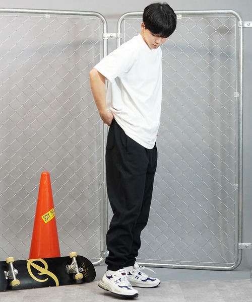 NEW BALANCE(ニューバランス)の「new balance/ニューバランス 半袖Tシャツ/半袖Tee 無地 オーバーサイズ ユニセックス MT41533(Tシャツ/カットソー・メンズ・ネイビー/ホワイト/グレー/ブラック・L/M/XL)」の9枚目の写真