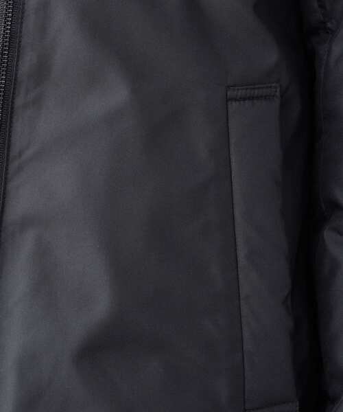 UNTITLED【ゆったり羽織れる、はっ水、洗える】タフタミドル丈ダウンコート UNTITLED（アンタイトル）の「◇【ゆったり羽織れる／はっ水