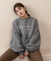 Amiur | over size logo sweat / オーバーサイズロゴスウェット(スウェット)