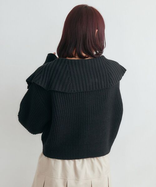 RETRO GIRL(レトロガール)の「ハーフジップNT(ニット/セーター・レディース・ナチュラル/ブルー系その他3/ベージュ/ブラック・FREE)」の16枚目の写真