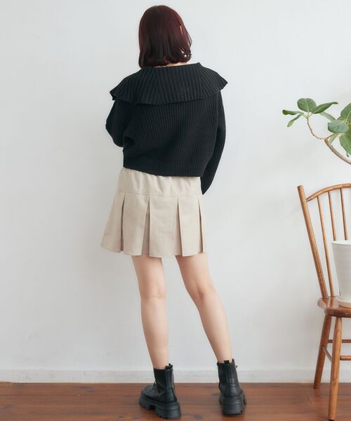 RETRO GIRL(レトロガール)の「ハーフジップNT(ニット/セーター・レディース・ナチュラル/ブルー系その他3/ベージュ/ブラック・FREE)」の21枚目の写真