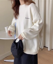 24SS/ ユニセックス バック刺繍 ビッグシルエットカラフルプルオーバー