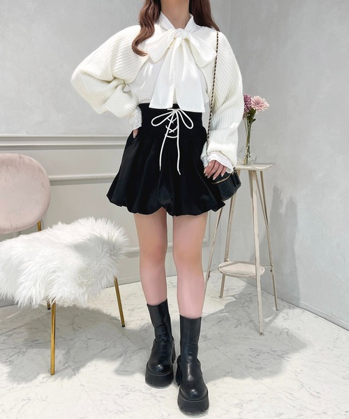 apres jour(アプレジュール)の「ニットボレロ【ZOZOTOWN限定アイテム】(カーディガン/ボレロ・レディース・ブラック/ピンクベージュ/オフホワイト・フリー/X-LARGE)」の10枚目の写真
