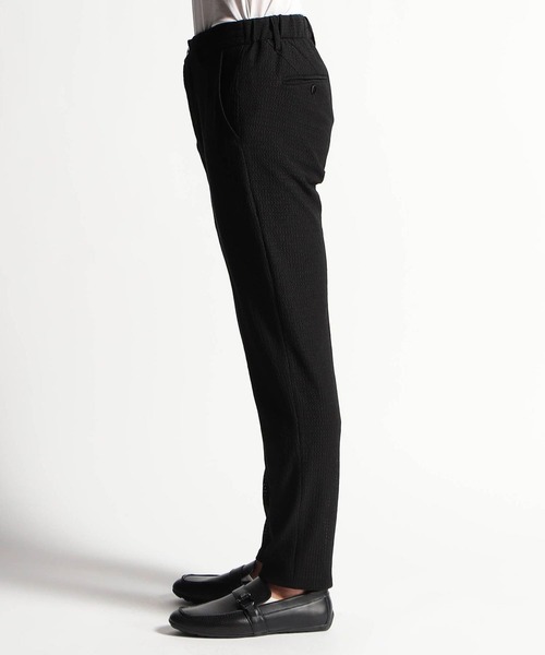 HIDEAWAYS NICOLE(ハイダウェイニコル)の「シアージャガードニットイージーパンツ(スラックス・メンズ・ライトグレー/ブラック/ネイビー・SMALL/MEDIUM/LARGE/X-LARGE)」の6枚目の写真